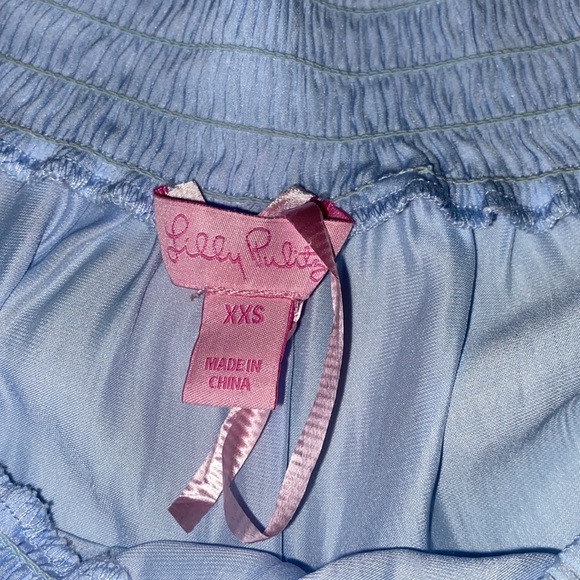 Lilly Pulitzer Tobyn Off the Shoulder top in Blue size XXS - Picture 11 of 13